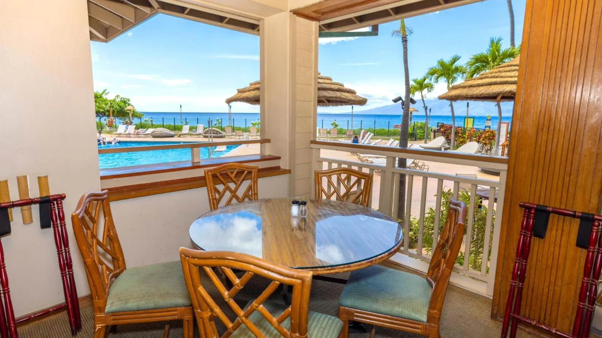Kbm Resorts Free Car Kaanapali Shores Ks-260 Full Ocean View Beach Kid Amenities Apartment