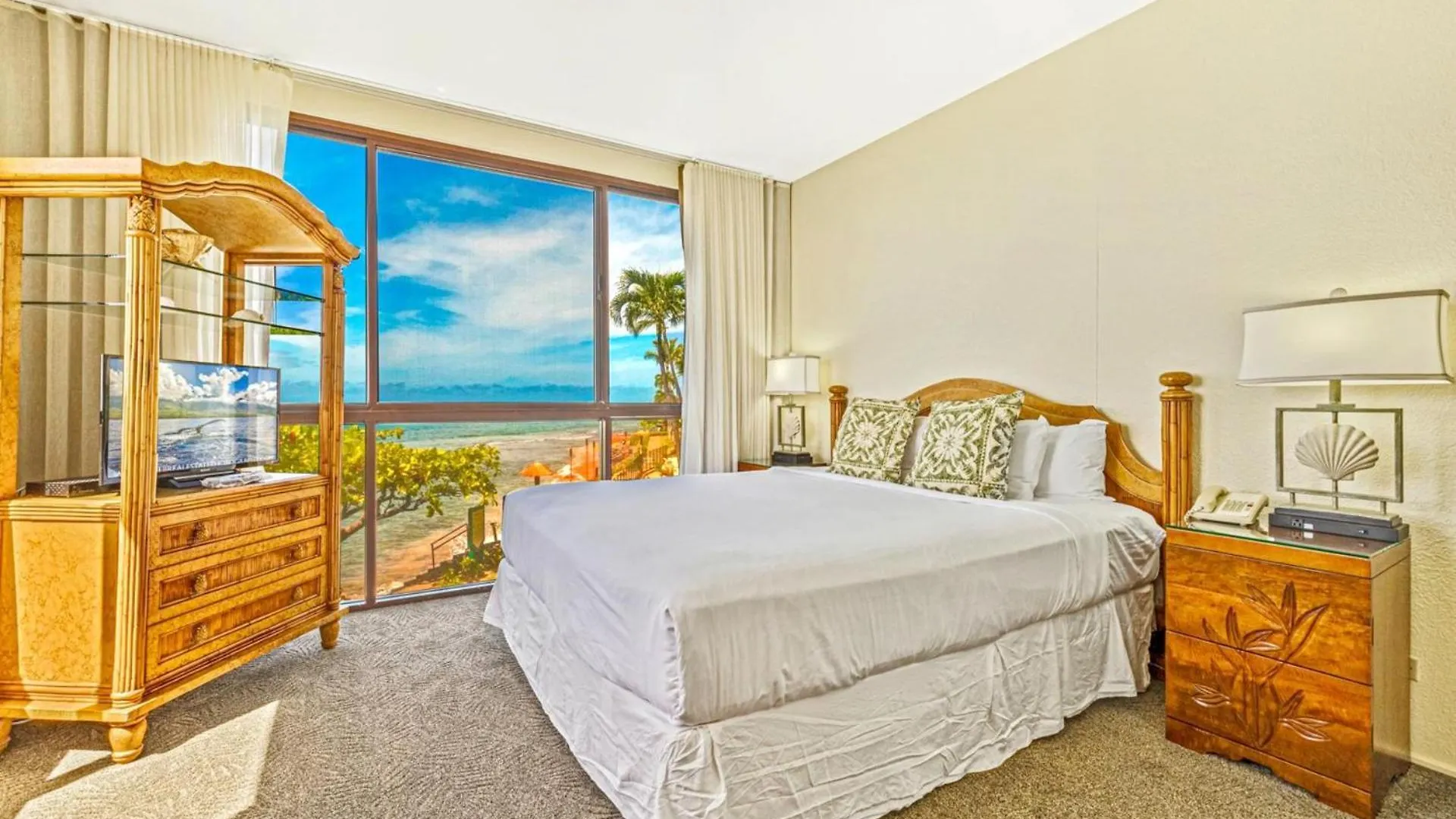 Kbm Resorts Free Car Kaanapali Shores Ks-260 Full Ocean View Beach Kid Amenities Apartment