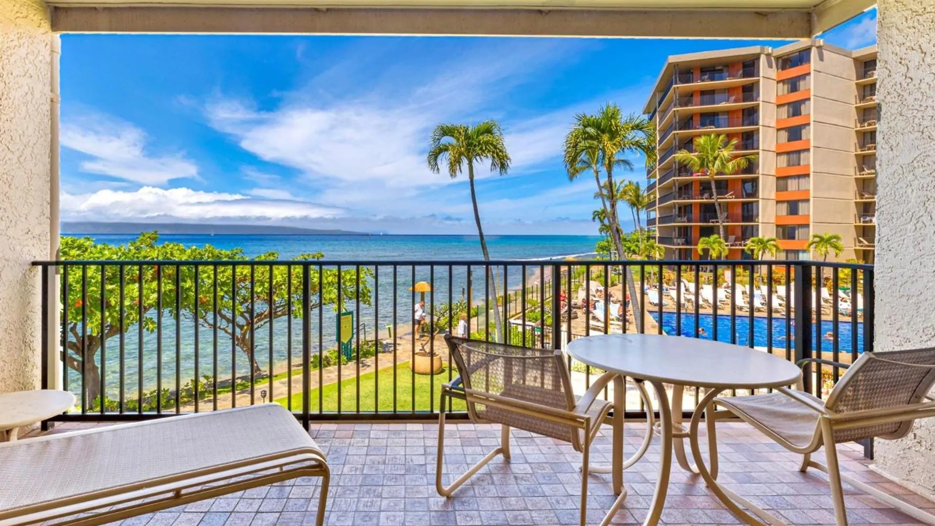 Kbm Resorts Free Car Kaanapali Shores Ks-260 Full Ocean View Beach Kid Amenities 0*,