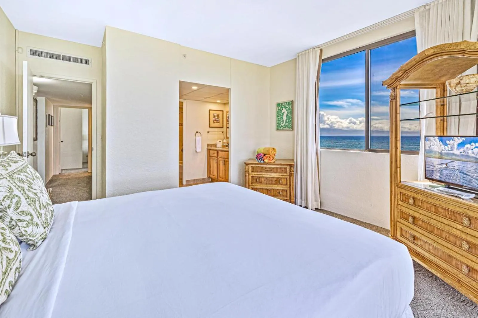 Kbm Resorts Free Car Kaanapali Shores Ks-260 Full Ocean View Beach Kid Amenities דירה